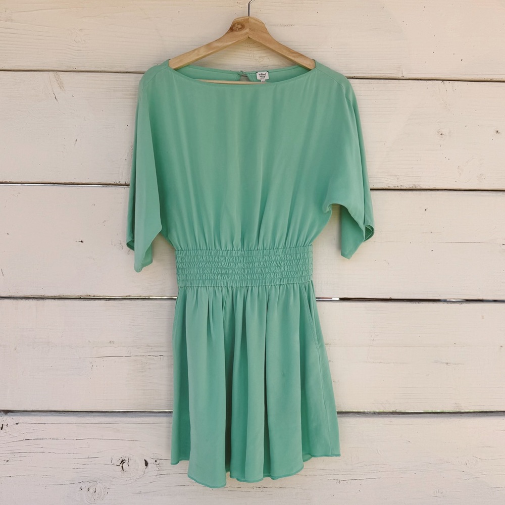 Wilfred Aritzia Pure Silk Romper with Pockets